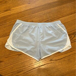 Under Armour Women's Sky Blue Athletic Shorts
